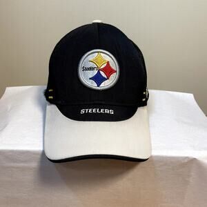 REEBOK Mens NFL Authentic Sideline Pittsburgh Steelers Cap Black & Gold OSFA